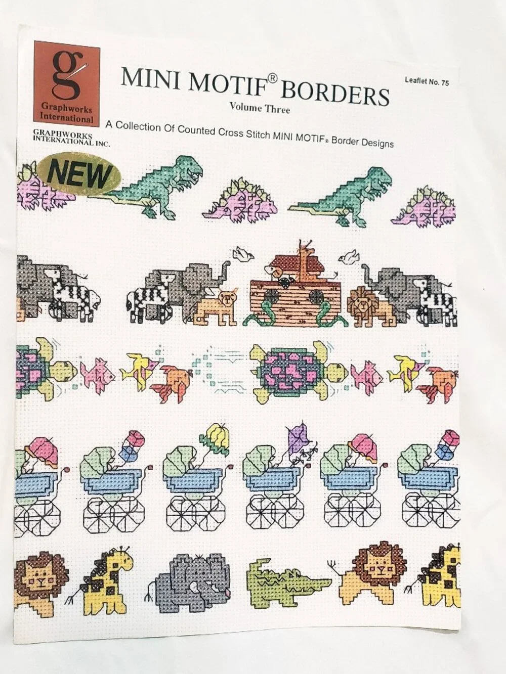 Mini Motif Borders 3 Cross Stitch Pattern Leaflet Graphworks International 1994